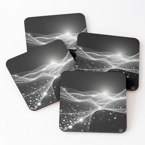 Item preview, Bright White Light Burst Wave Abstract Digital Art designed and sold by IntelliMindDesigns.