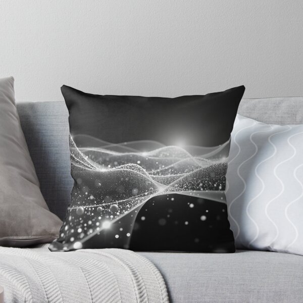 Item preview, Bright White Light Burst Wave Abstract Digital Art designed and sold by IntelliMindDesigns.