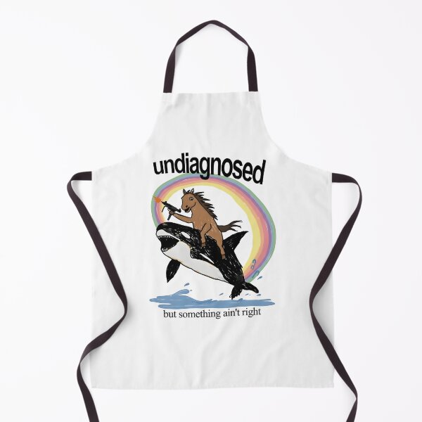 Item preview, Surreal Horse Riding Orca Rainbow Absurdist Weird Humor Graphic designed and sold by ChristiPeta.