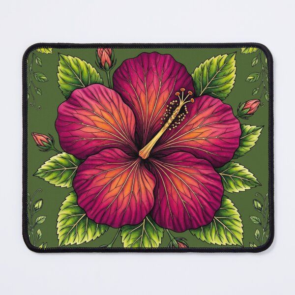 Item preview, Vibrant St. Croix Hibiscus - Tropical Island Flower designed and sold by ScenicRoute66.