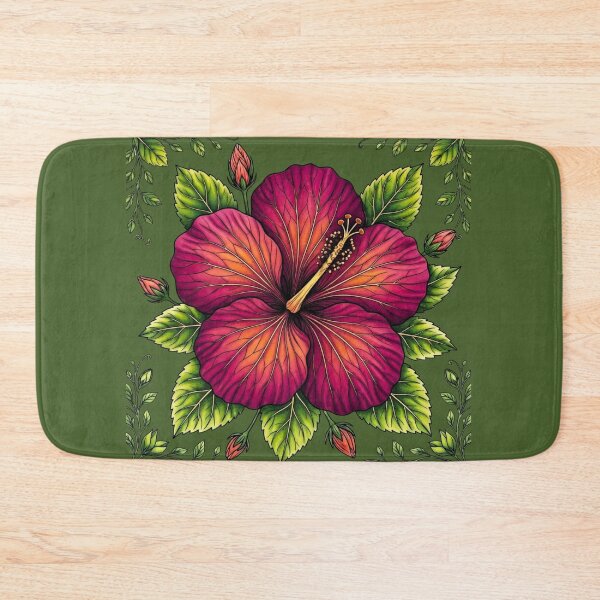 Item preview, Vibrant St. Croix Hibiscus - Tropical Island Flower designed and sold by ScenicRoute66.