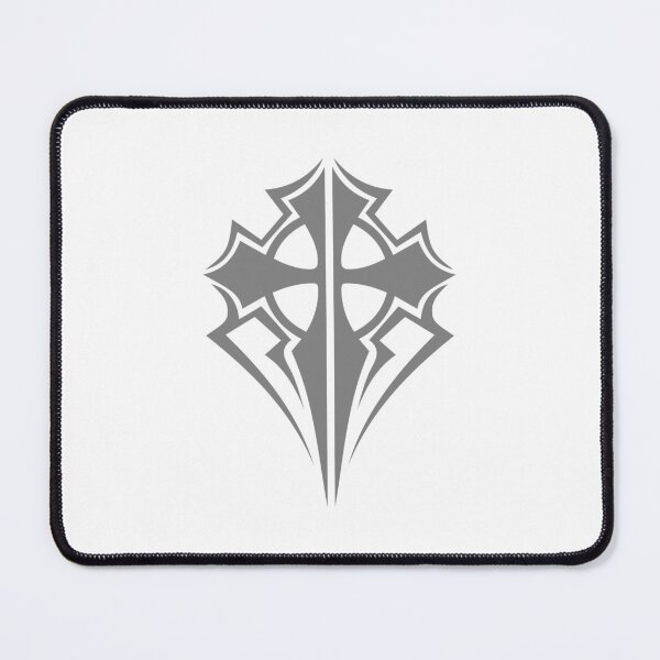 Item preview, Gray Ornate Gothic Cross Design designed and sold by pattern-archive.
