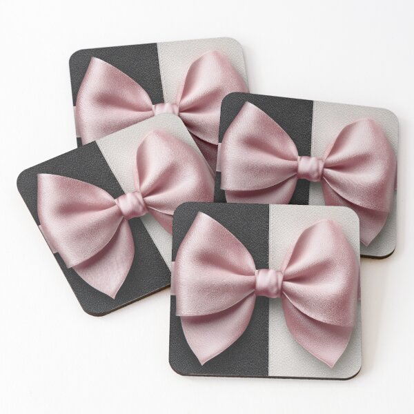 Item preview, Elegant Pink Satin Bow Coquette Aesthetic designed and sold by colorful-white.
