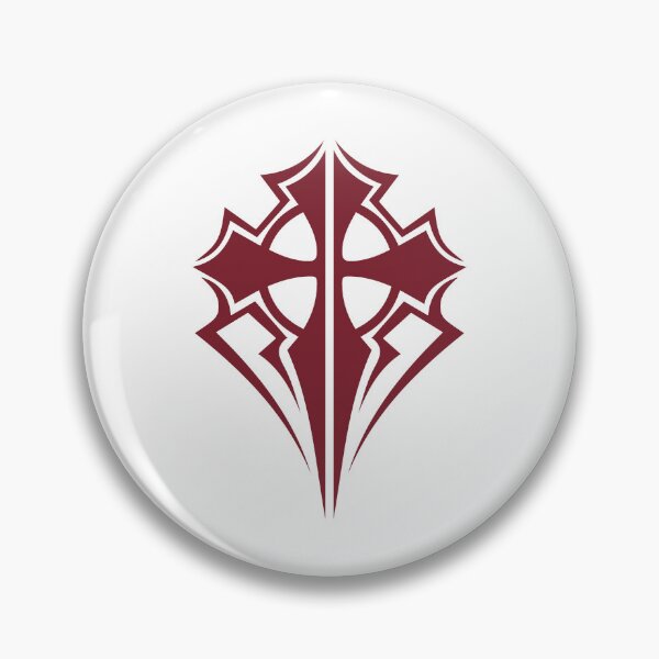 Item preview, Burgundy Ornate Gothic Cross Design designed and sold by pattern-archive.
