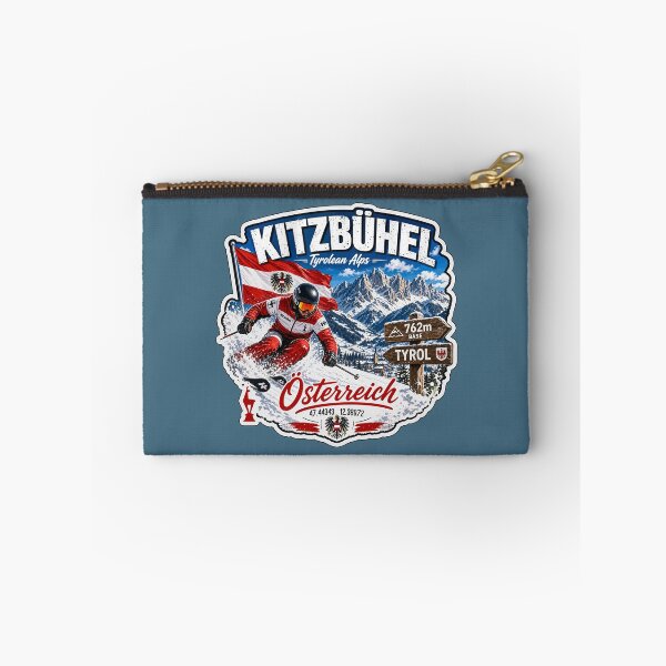 Item preview, Kitzbuhel Austria Tyrol Ski Sticker TShirt 07 designed and sold by OuterShellUK.
