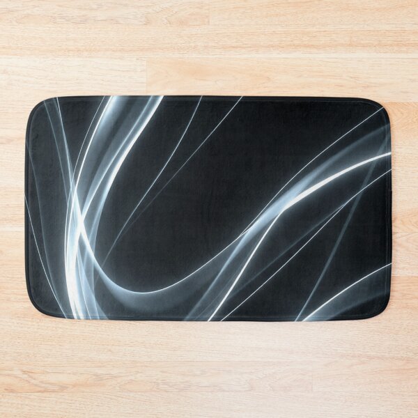 Item preview, Pure White Ethereal Wave Abstract Minimalist Art Design designed and sold by IntelliMindDesigns.