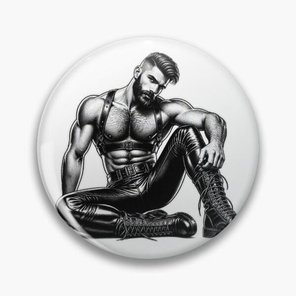 Artikelvorschau, Gay Leather Berlin Leder Bar Harnessed German Pride Graphic Design entworfen und verkauft von ItsAKinkThing.
