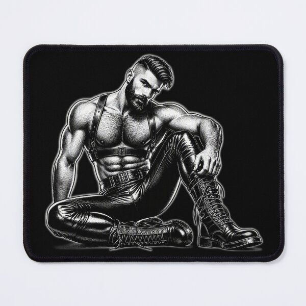 Item preview, Gay Leather Berlin Leder Bar Harnessed German Pride Graphic Design designed and sold by ItsAKinkThing.