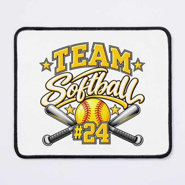 Item preview, Team Softball #24 – Bold Varsity Softball Sports Design designed and sold by scanusha1979.