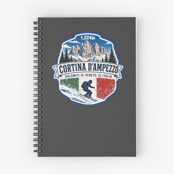 Item preview, Cortina d'Ampezzo Italy Italia Ski Skiing Dolomites Sticker TShirt 08 designed and sold by OuterShellUK.