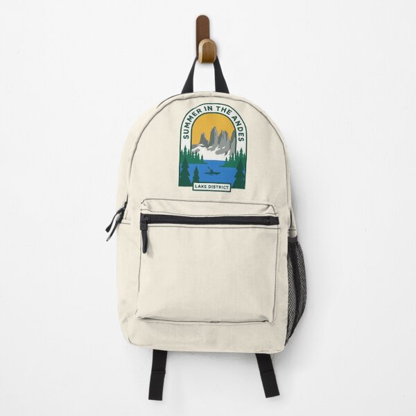 Item preview, Andes Lake District Kayaking Summer Outdoor Badge designed and sold by SplashTastic.