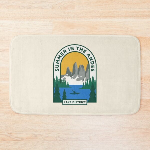 Item preview, Andes Lake District Kayaking Summer Outdoor Badge designed and sold by SplashTastic.