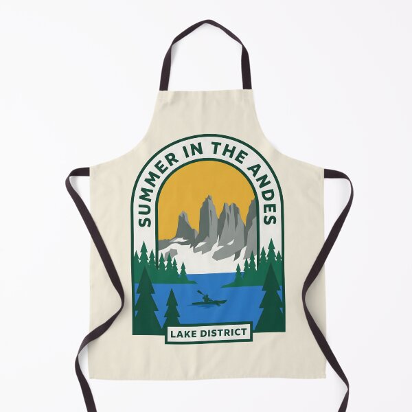 Item preview, Andes Lake District Kayaking Summer Outdoor Badge designed and sold by SplashTastic.