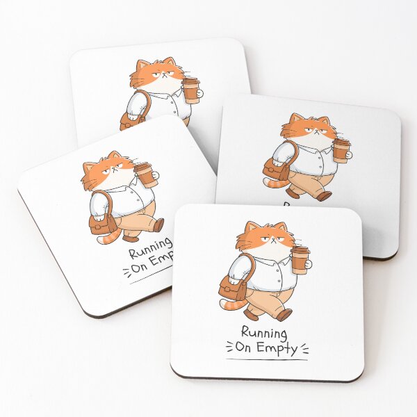 Item preview, Running On Empty Tired Cat Design designed and sold by FlareCraftStudio.
