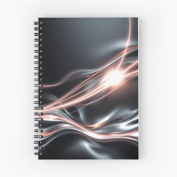 Item preview, Champagne Silver Light Wave Abstract Modern Design designed and sold by IntelliMindDesigns.