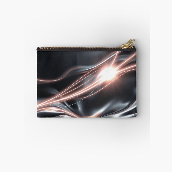 Item preview, Champagne Silver Light Wave Abstract Modern Design designed and sold by IntelliMindDesigns.