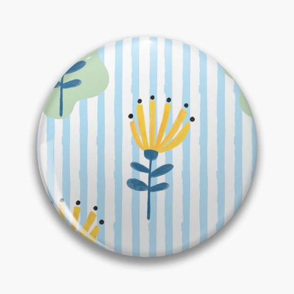Item preview, Modern Abstract Flower with Stripe Seamless Pattern designed and sold by shazdesign24.