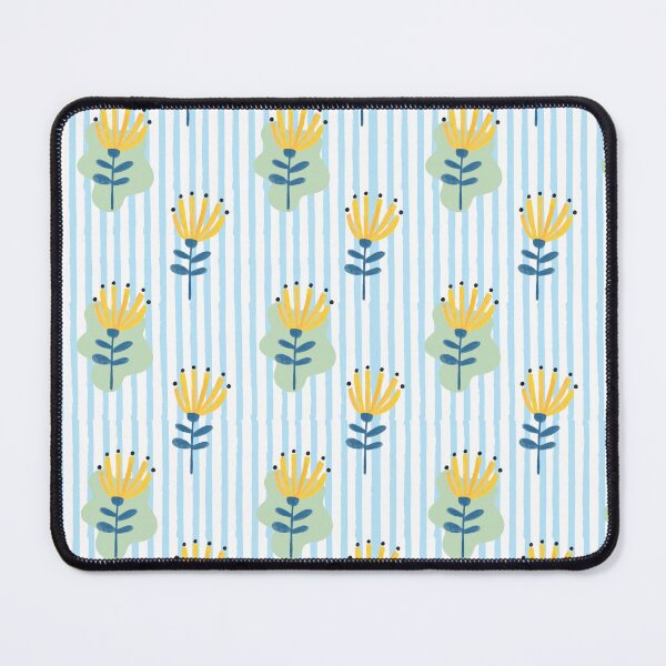 Item preview, Modern Abstract Flower with Stripe Seamless Pattern designed and sold by shazdesign24.
