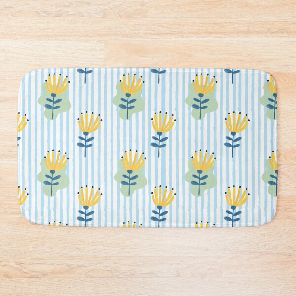 Item preview, Modern Abstract Flower with Stripe Seamless Pattern designed and sold by shazdesign24.