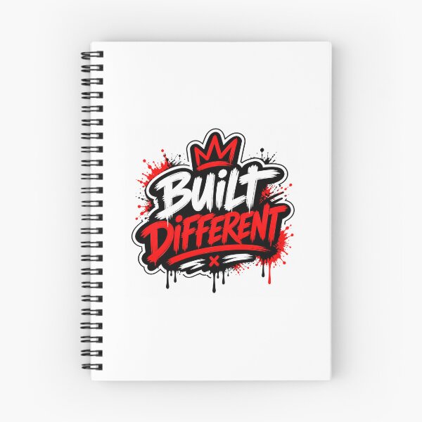 Item preview, Built Different Graffiti Crown Streetwear Sticker designed and sold by StickersYash.