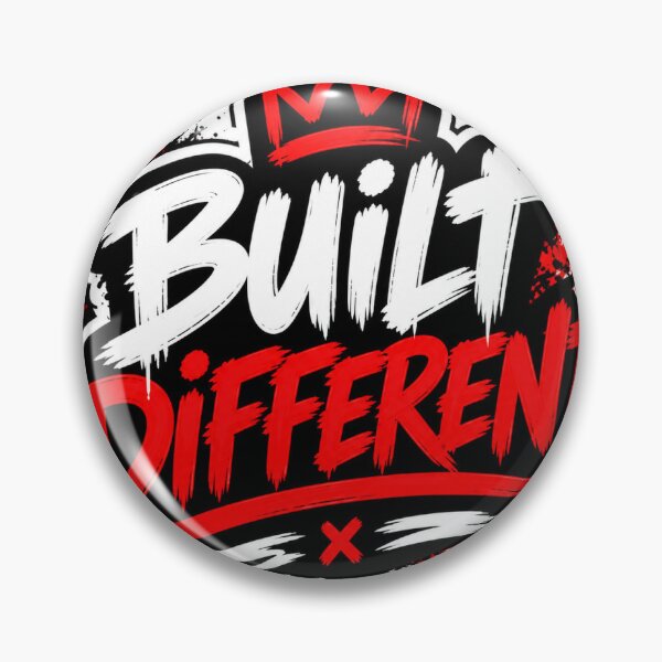Item preview, Built Different Graffiti Crown Streetwear Sticker designed and sold by StickersYash.