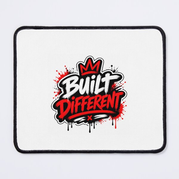 Item preview, Built Different Graffiti Crown Streetwear Sticker designed and sold by StickersYash.