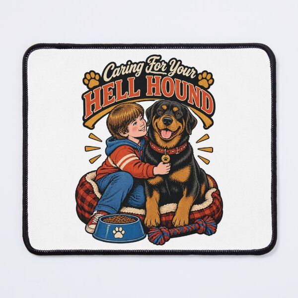 Item preview, Caring for Your Hell Hound - Mythical Creature Art and Fantasy Pet Care Design designed and sold by KRBHylian.
