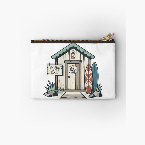 Item preview, Surf Shack Beach Vibe Retro Tropical Surf Design designed and sold by Mellow Doodle Co..