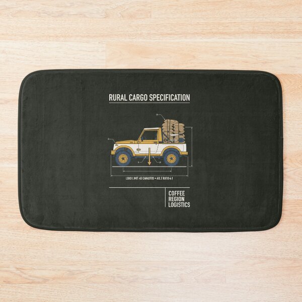 Item preview, Coffee Region Logistics Rural Cargo Truck Schematic designed and sold by SplashTastic.