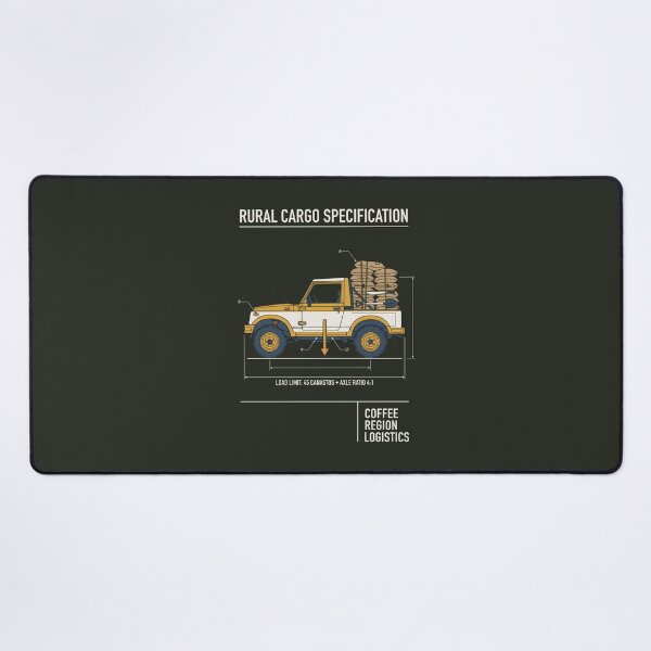 Item preview, Coffee Region Logistics Rural Cargo Truck Schematic designed and sold by SplashTastic.