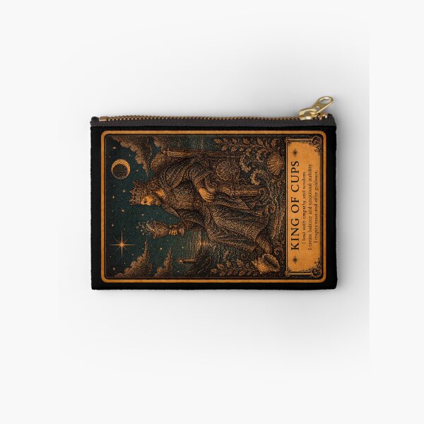 Item preview, King of Cups Tarot Card - Emotional Wisdom, Compassion & Inner Strength designed and sold by ArcanaAbsolute.