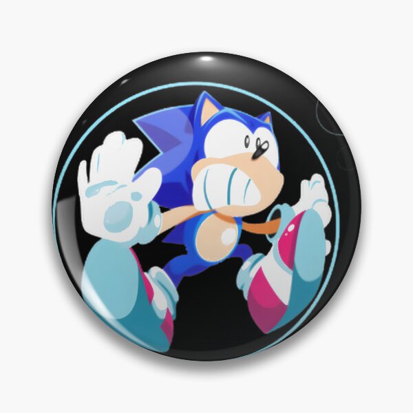 Item preview, Colorful Sonic Bubble Art with Vibrant Blue and White Patterns designed and sold by Prokop.