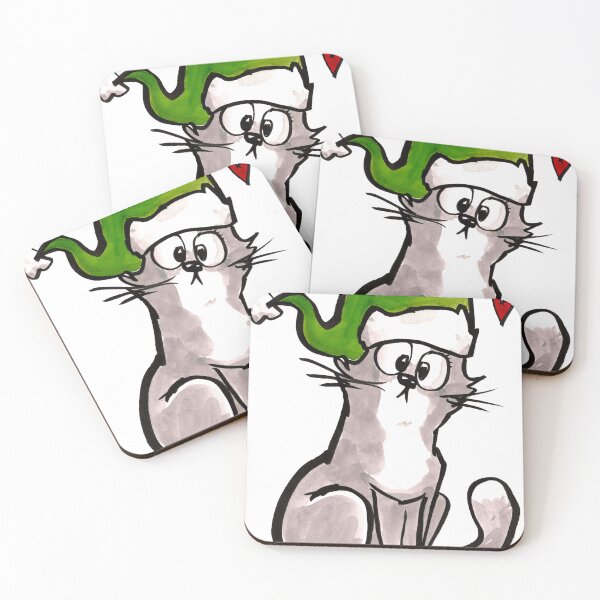 Item preview, Elf Hat Cat designed and sold by Grasdal.