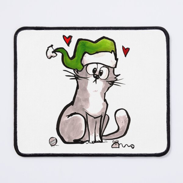 Item preview, Elf Hat Cat designed and sold by Grasdal.