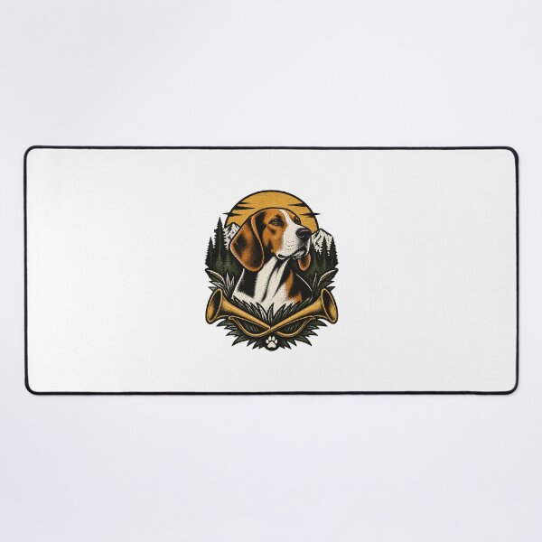 Item preview, Foxhound Illustration - Majestic Canine Wildlife Art Design designed and sold by luisbejerano.