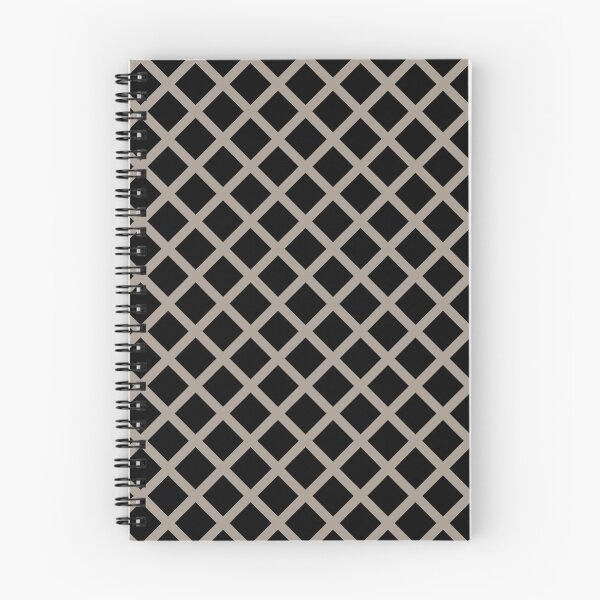 Item preview, Lattice Diamond Pattern Gray Black designed and sold by ArtbyDebbieC.