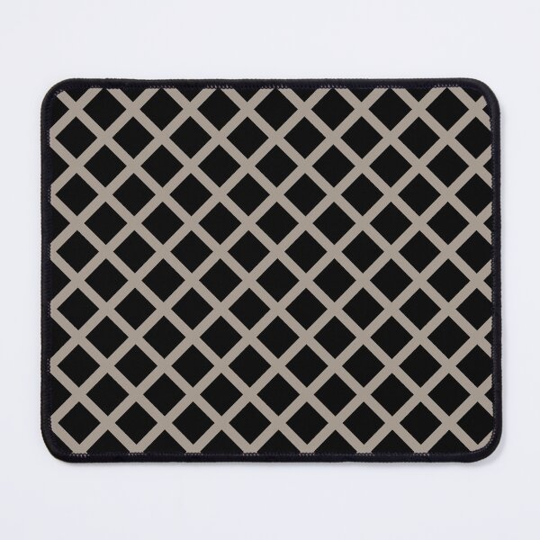 Item preview, Lattice Diamond Pattern Gray Black designed and sold by ArtbyDebbieC.