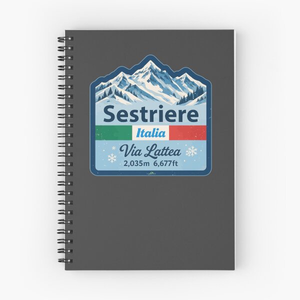 Item preview, Sestriere Italy Skiing Italian Alps Sticker TShirt 03 designed and sold by OuterShellUK.