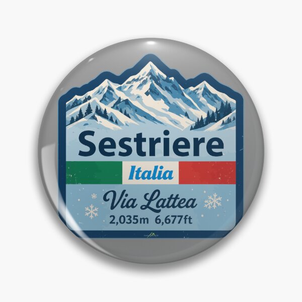 Artikelvorschau, Sestriere Italien Skifahren Italienische Alpen Aufkleber T-Shirt 03 entworfen und verkauft von OuterShellUK.