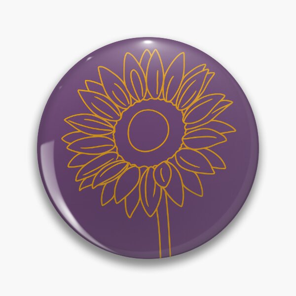 Item preview, Golden Sunflower Line Art Minimalist Floral Design designed and sold by KRStyleClub.