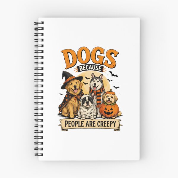 Item preview, Dogs Because People Are Creepy Halloween Ghost designed and sold by Dmo3HarkoArt.