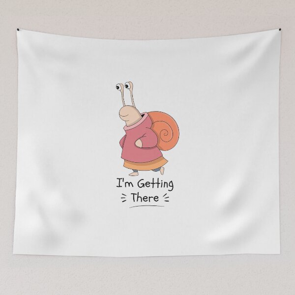 Item preview, I'm Getting There Slow Snail Design designed and sold by FlareCraftStudio.