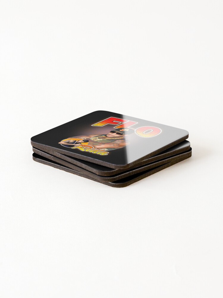 Thumbnail 4 of 5, Coasters (Set of 4), Flo Rida Rapper 90S designed and sold by RofianYasiz.