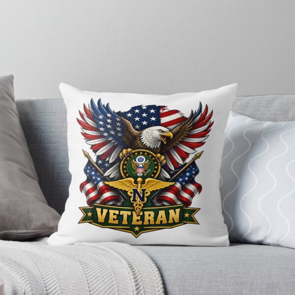 Item preview, US Army Nurse Corps Veteran Flag Design Honoring Military Medical Service designed and sold by Jack Millikin.