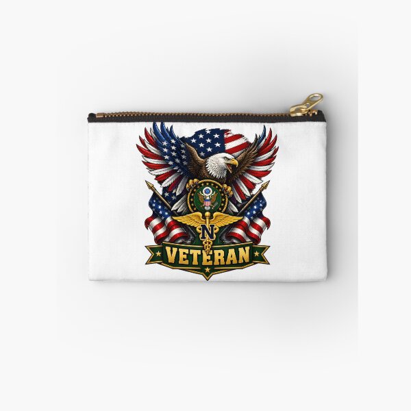 Item preview, US Army Nurse Corps Veteran Flag Design Honoring Military Medical Service designed and sold by Jack Millikin.