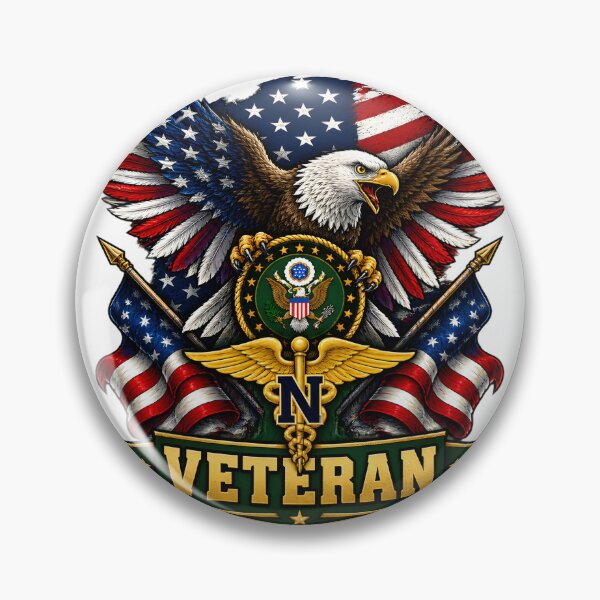Item preview, US Army Nurse Corps Veteran Flag Design Honoring Military Medical Service designed and sold by Jack Millikin.
