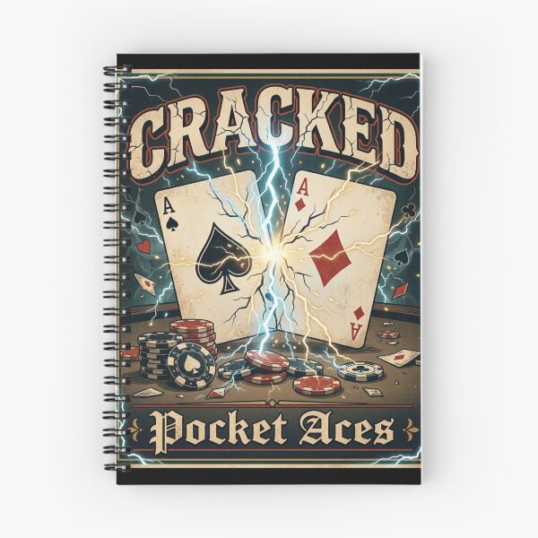 Item preview, Aces Cracked - Texas Hold'em Bad Beat Poker designed and sold by ScenicRoute66.