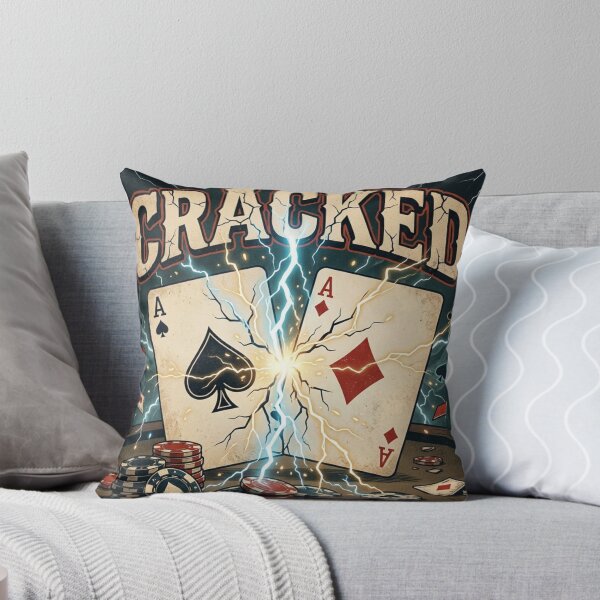 Item preview, Aces Cracked - Texas Hold'em Bad Beat Poker designed and sold by ScenicRoute66.