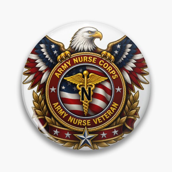 Item preview, Army Veteran Nurse Corps Tribute Design for Military Medical Professionals designed and sold by Jack Millikin.