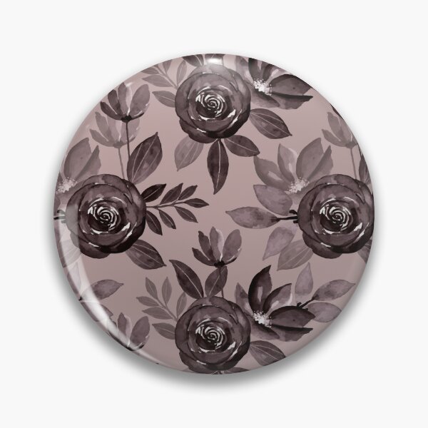 Item preview, Gothic Dark Rose Seamless Pattern on Dust Rose designed and sold by ​Jyoti Digital Artist.